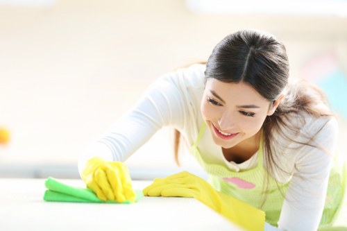 Safe handling of cleaning products during a deep clean