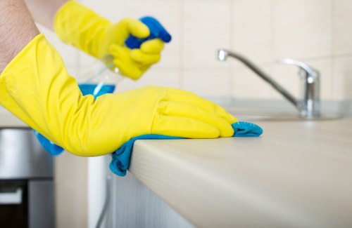 Detailed kitchen cleaning during a one-off clean in Balham